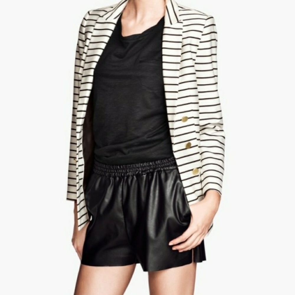 H&M Leather Shorts
